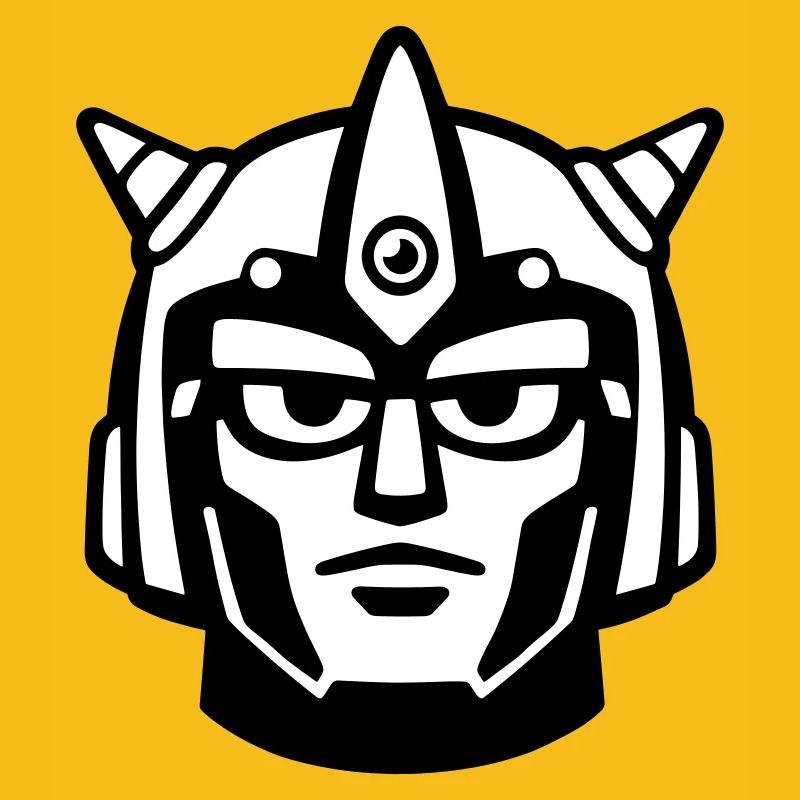 Doomforge Roboter Gesichtshelm