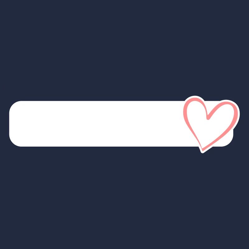 Heart Shield Frame Field Writable Pink Heart