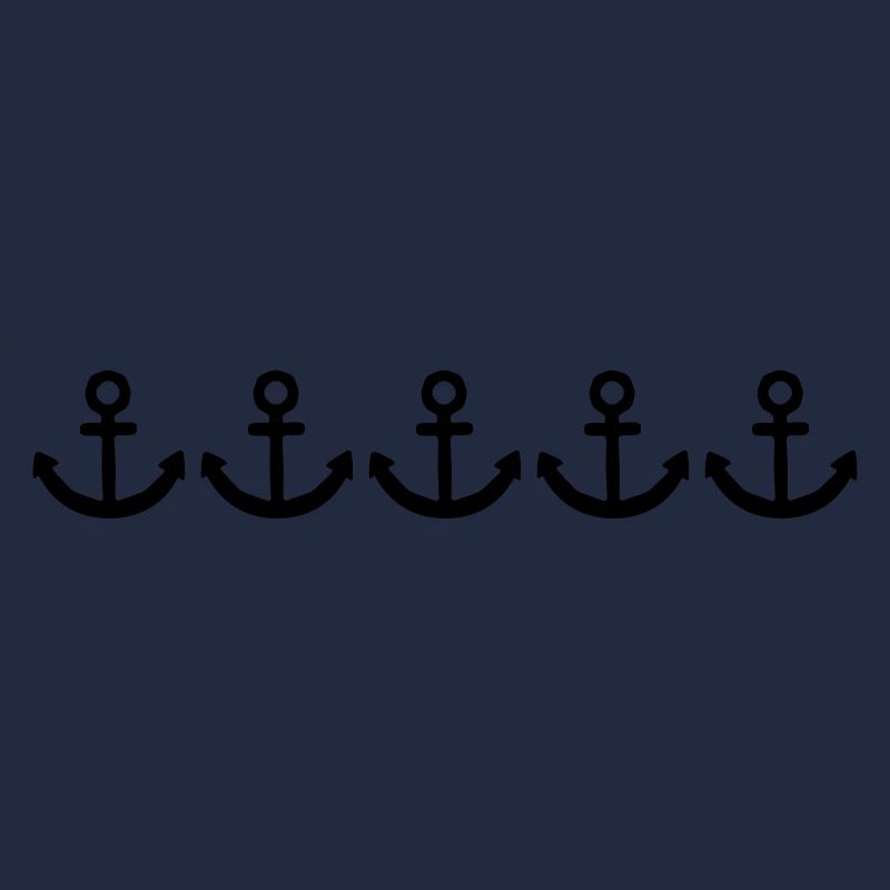 rangée ancre beaucoup de bateaux de tatouage bateau nage