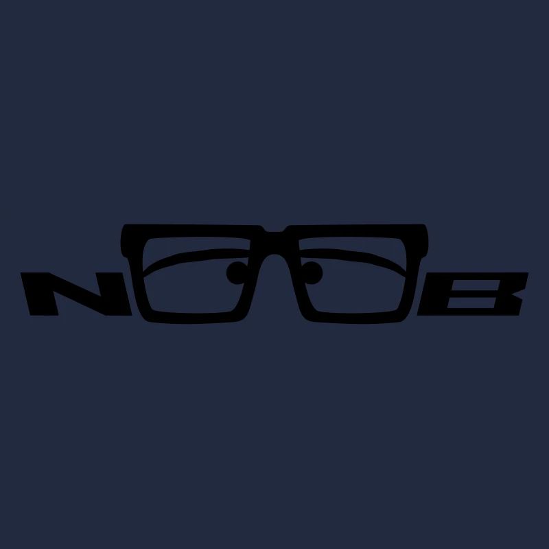 Noob verres visage comique Nerd