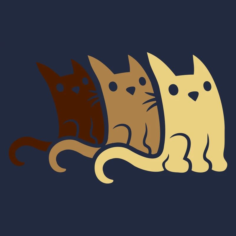 Équipage 3 chats mignons