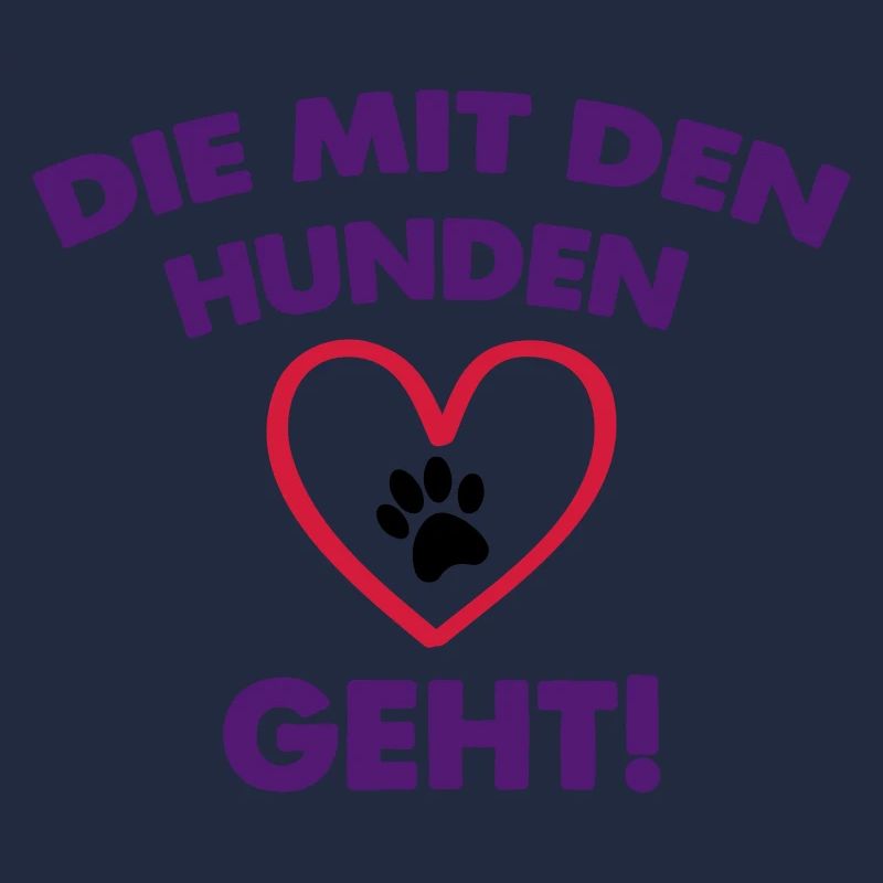 die mit den hunden geht