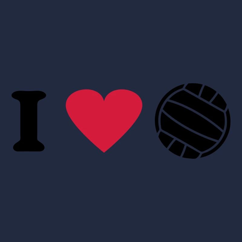 Ich liebe Volleyball
