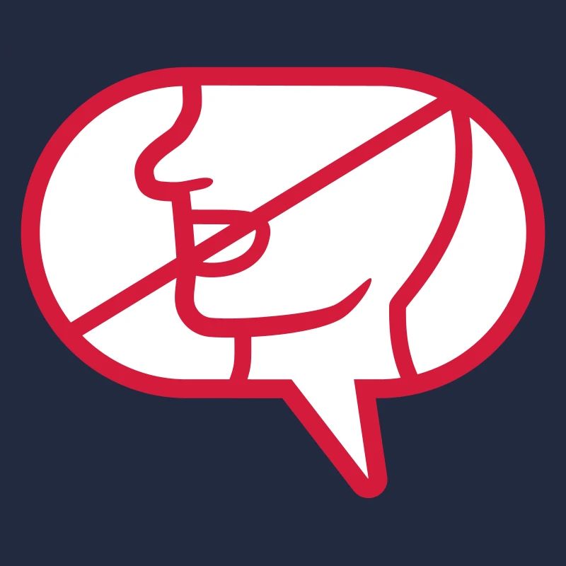 Do not communicate icon speech bubble