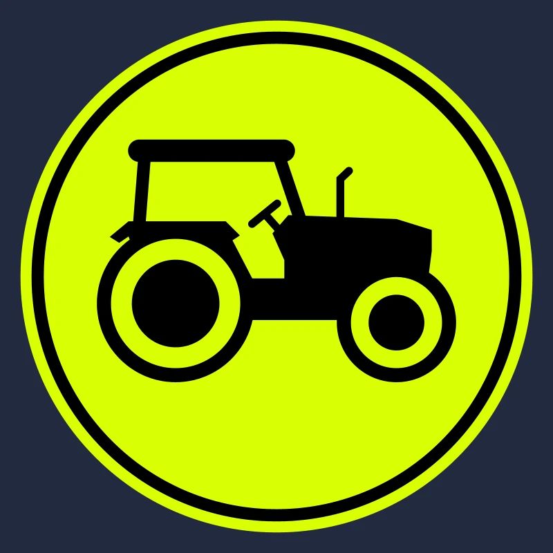 Traktor icon Silhouette