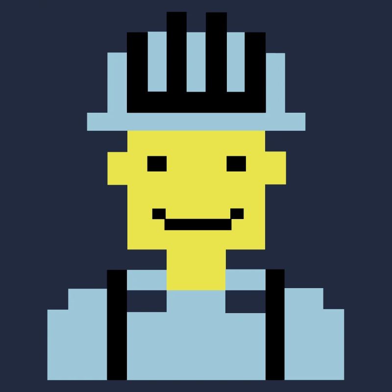 Ouvrier du bâtiment Pixel 01