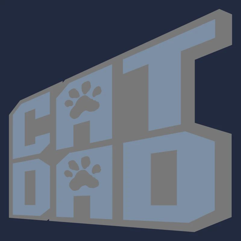 Conception du logo Cat Dad