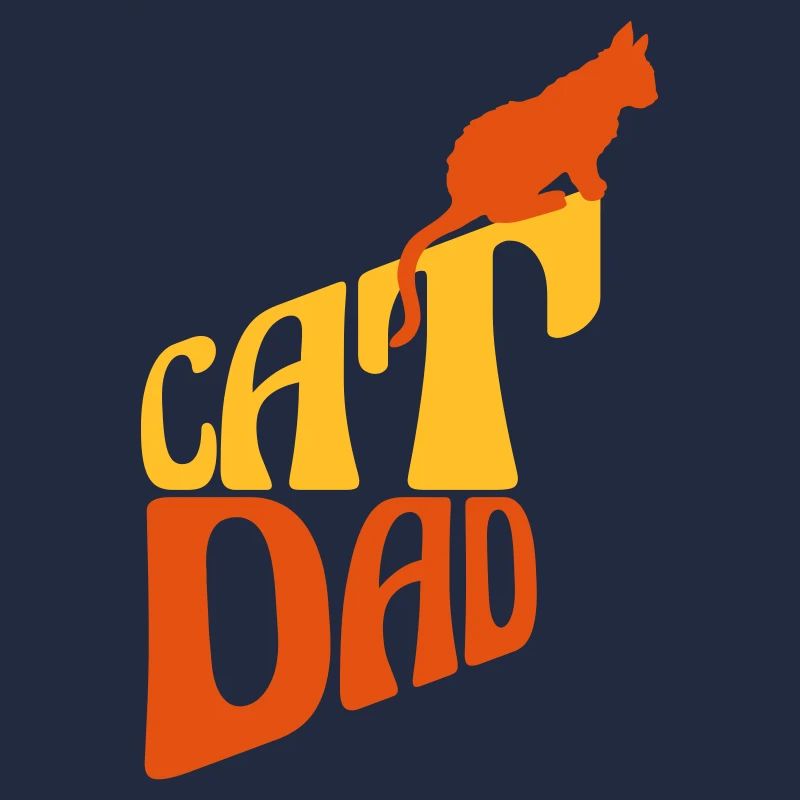 Conception du logo Cat Dad