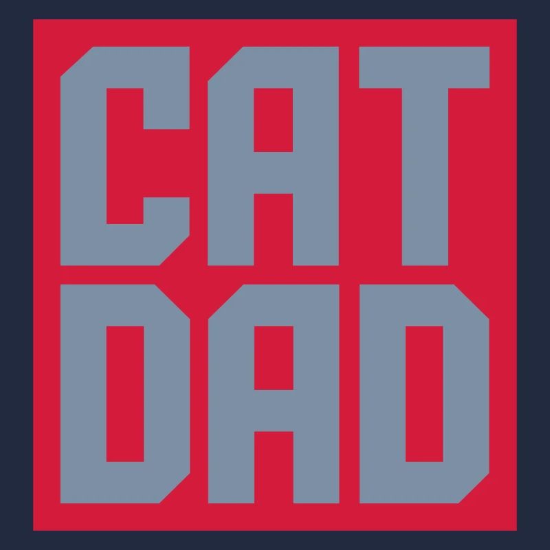 Shield Cat Dad Design