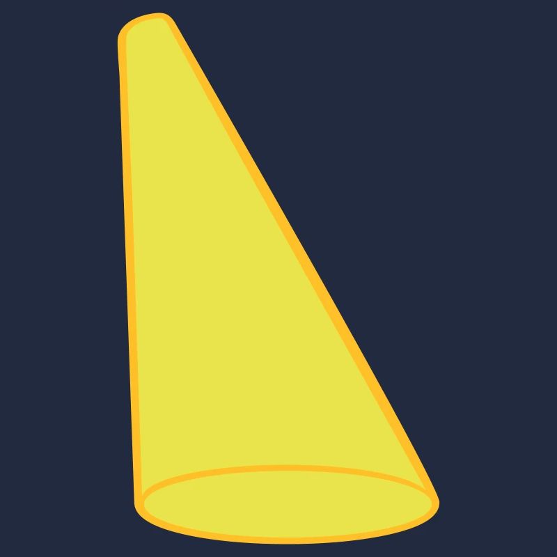 Conception de scène light cone spotlight