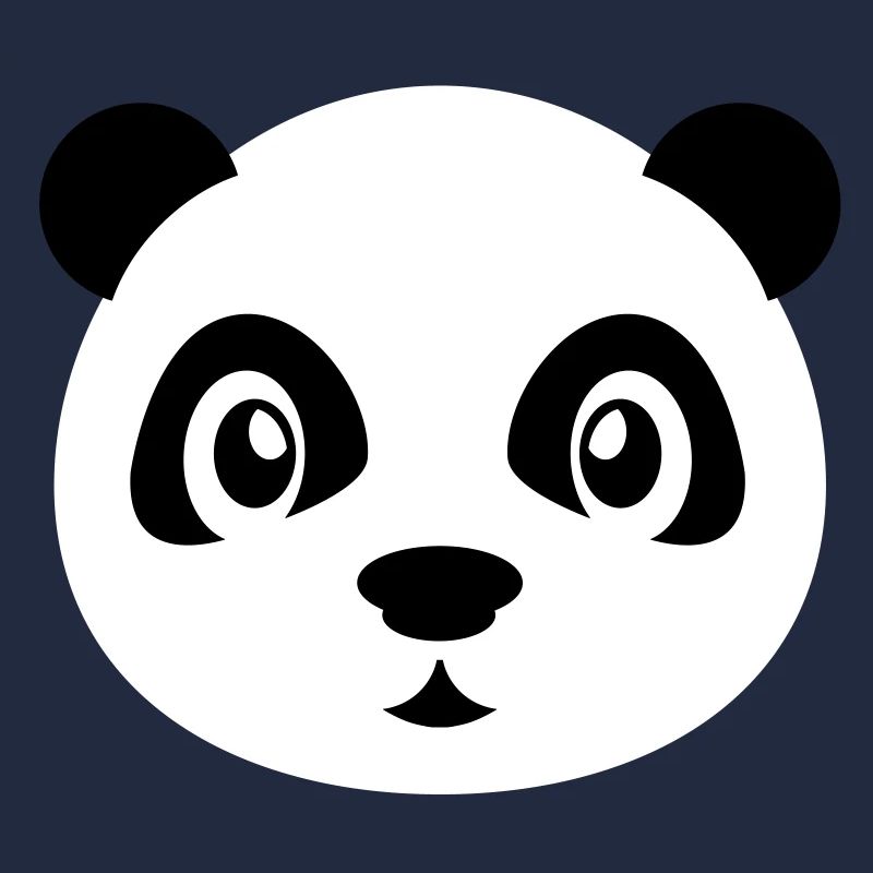 Cute panda with glasses - Nerd Panda Bär - Brille