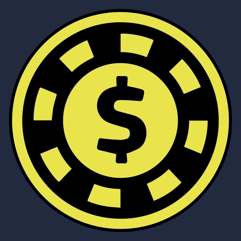 Cercle de jetons de poker