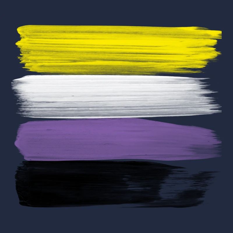 Non-Binary Pride Strokes