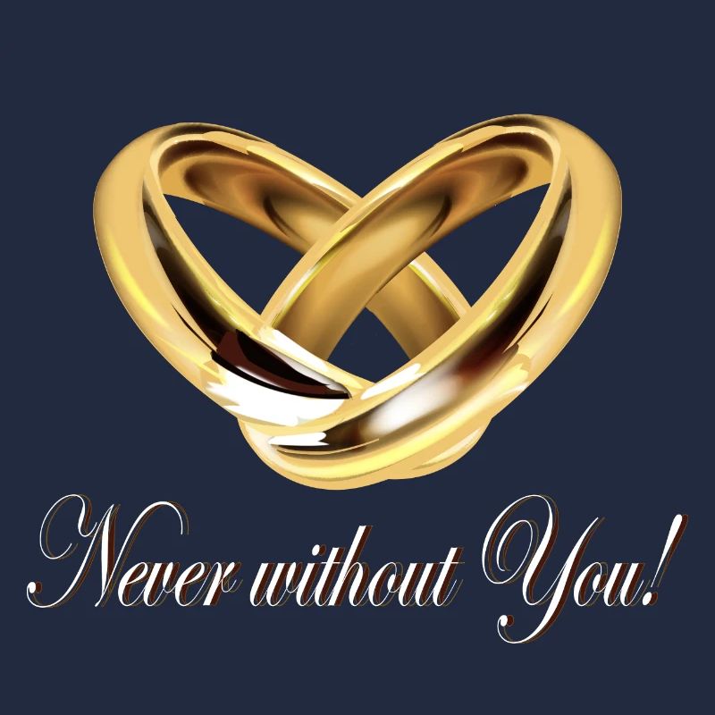 Herz aus Ringen, Never without You Spruch
