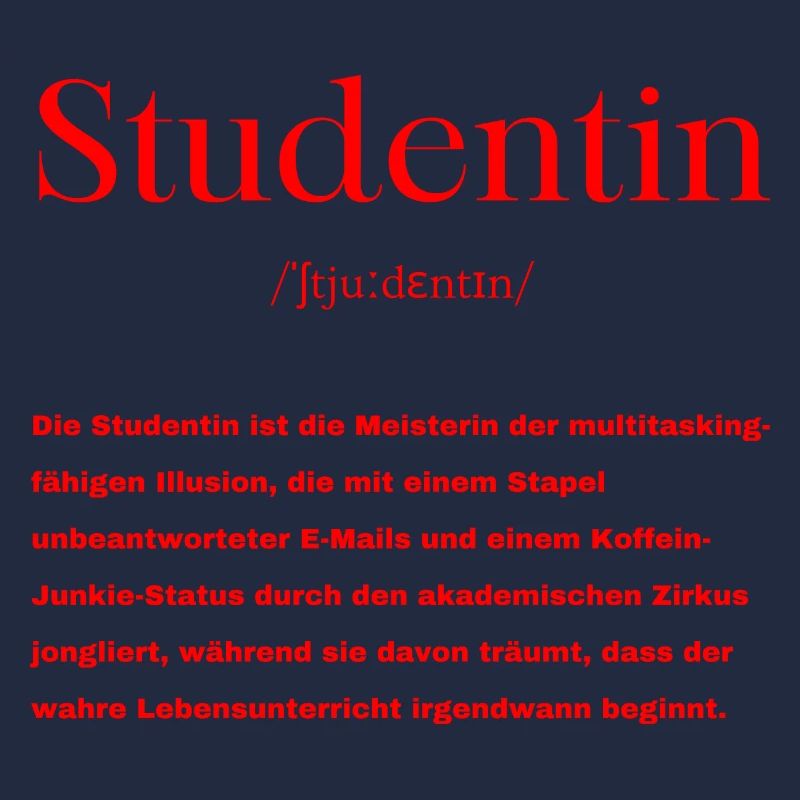 Studentin Definition