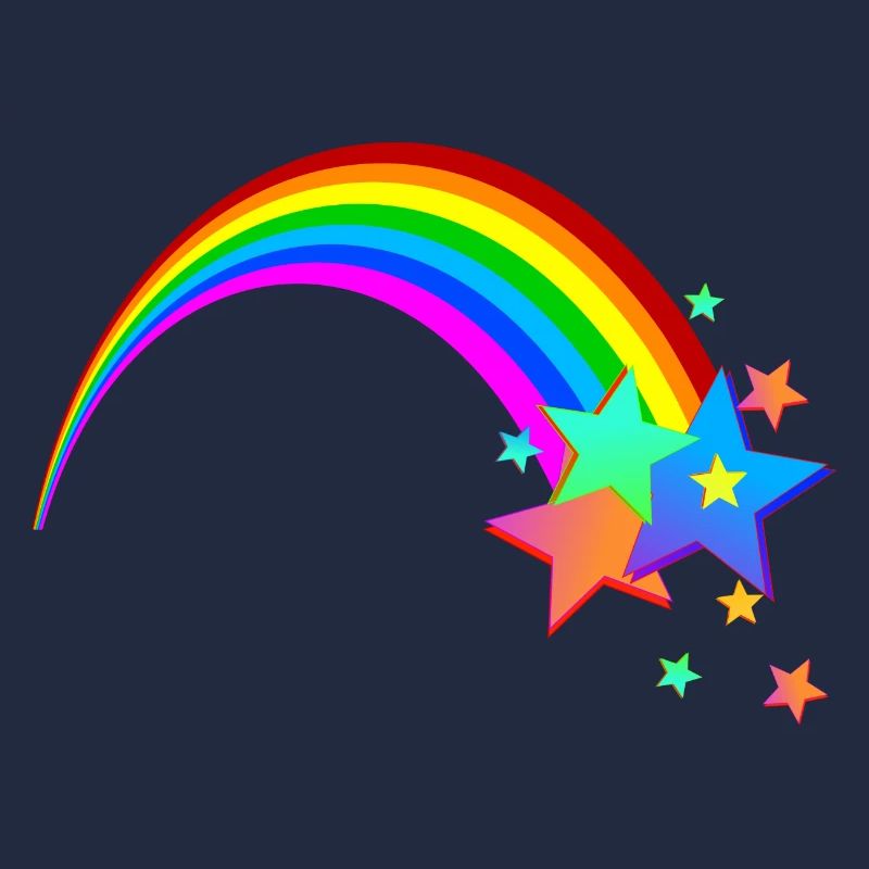 Regenbogen Sternschnuppe