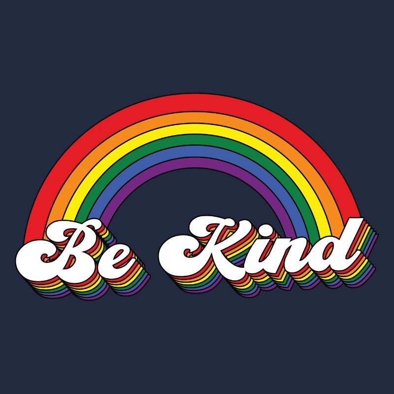 Be Kind Regenbogen