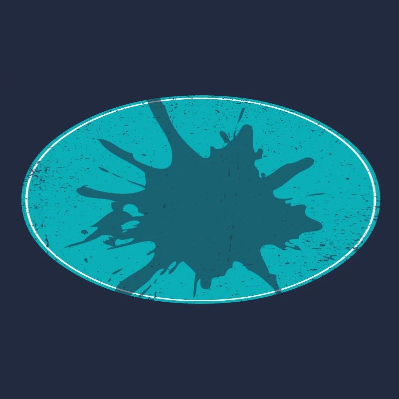 Ovaler Flash Background schmutzing