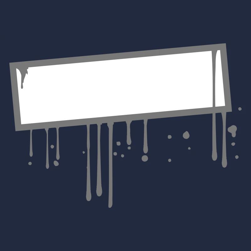 frame shield graffiti stamp drop border t