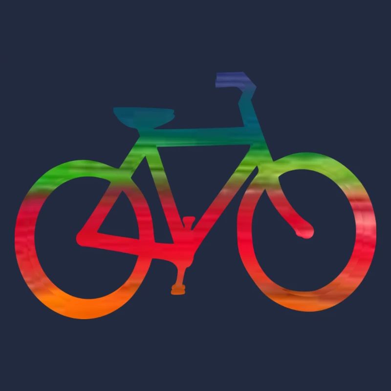 Vélo abstrait aux couleurs vives