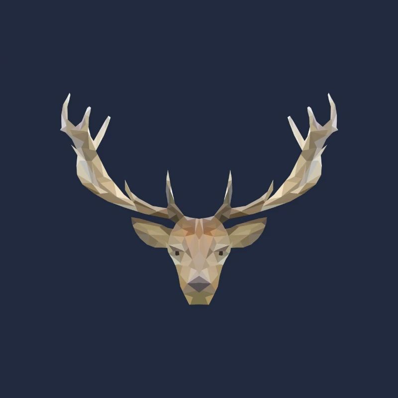 Low Poly Hirsch