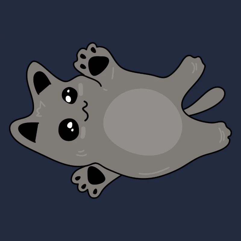 mignon bébé chat gris