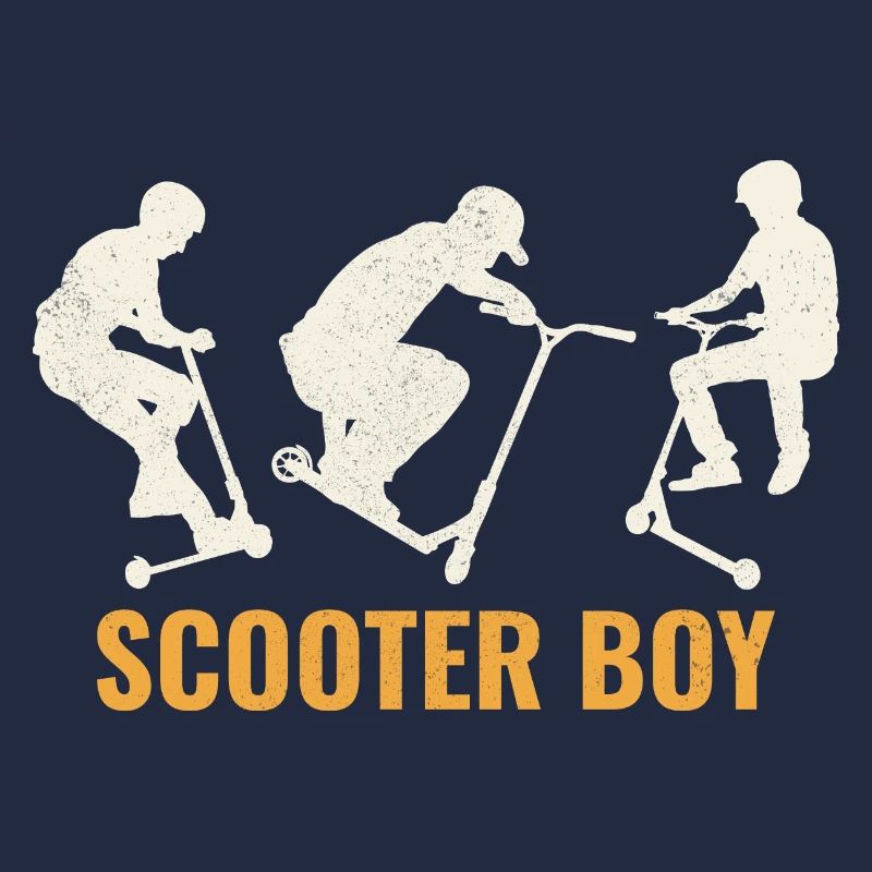 Stunt Scooter Boy Freestyle Scootering Riding