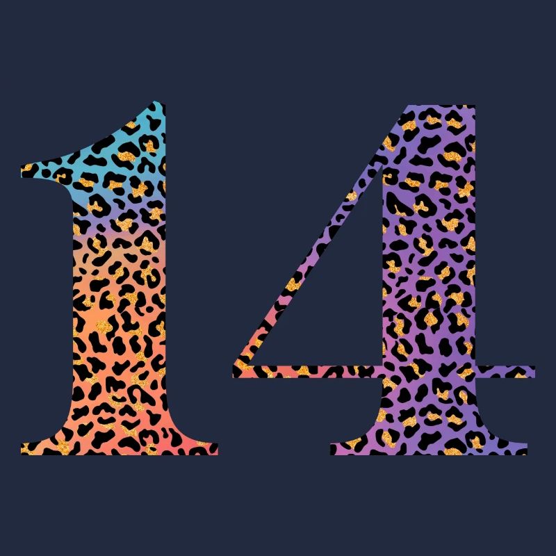 14e anniversaire léopard