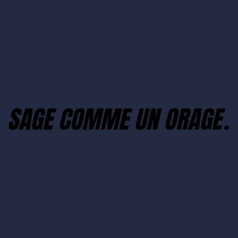sage comme un orage