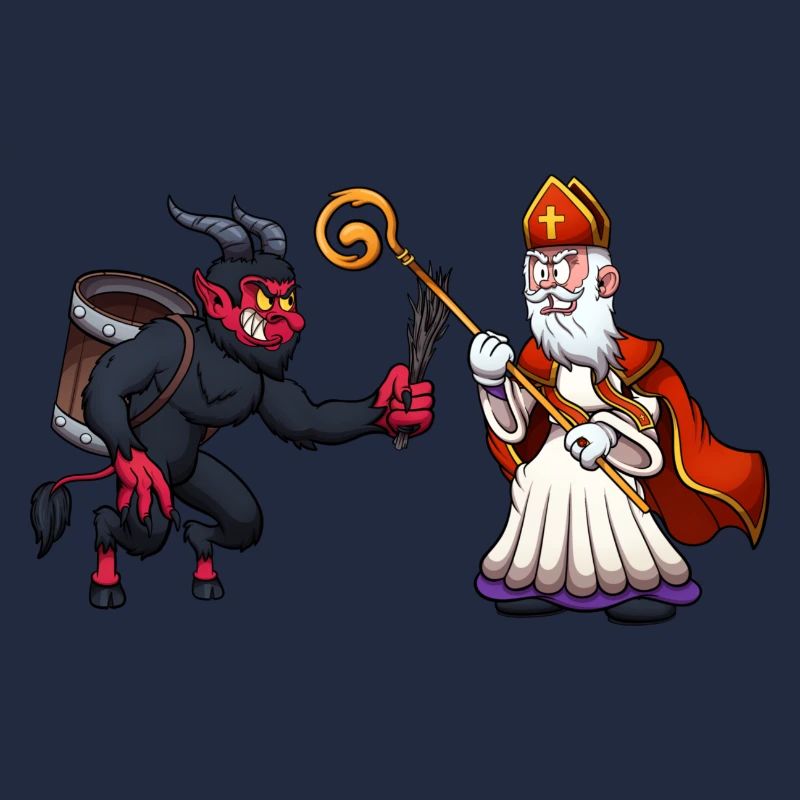 Saint Nicolas VS Krampus