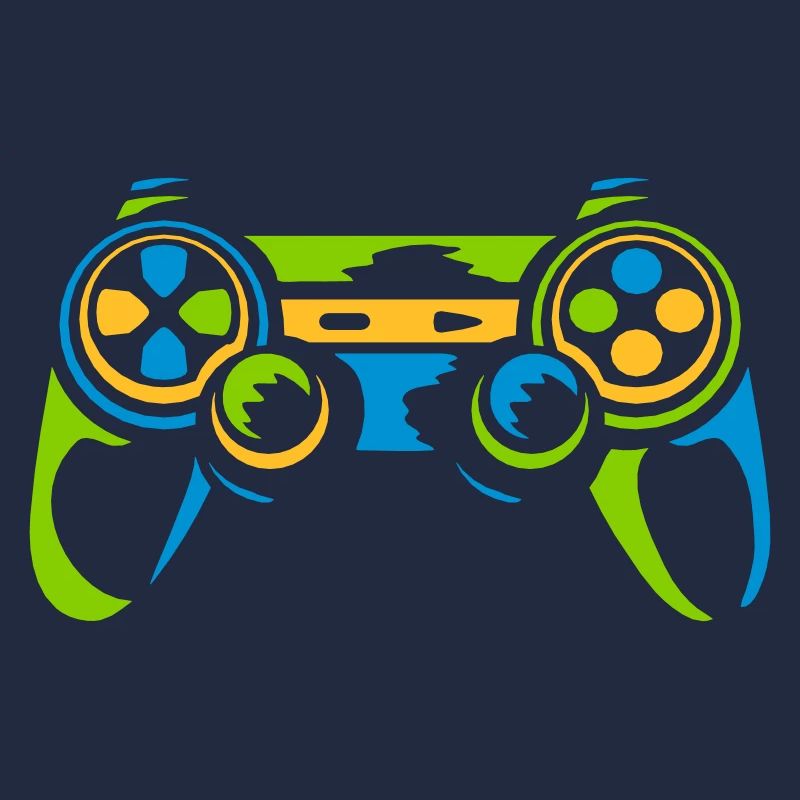 Bunter Controller Retro Konsole