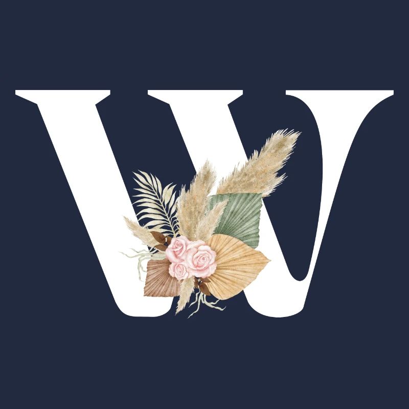 Buchstabe W Blumen