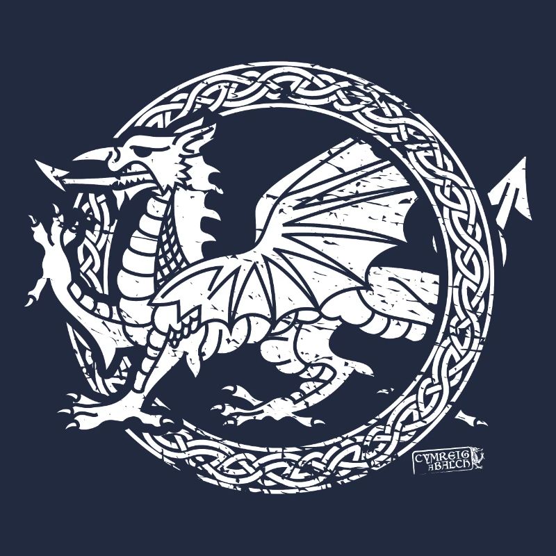 Welsh Dragon with Celtic Ring