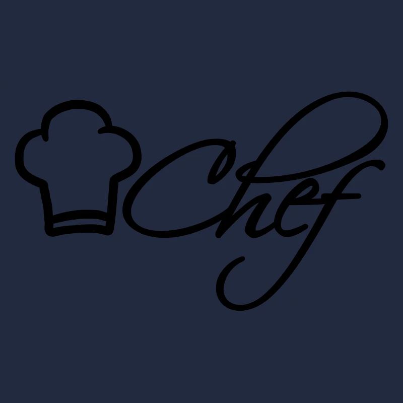 Chef Chef Cap Logo Chef étoilé
