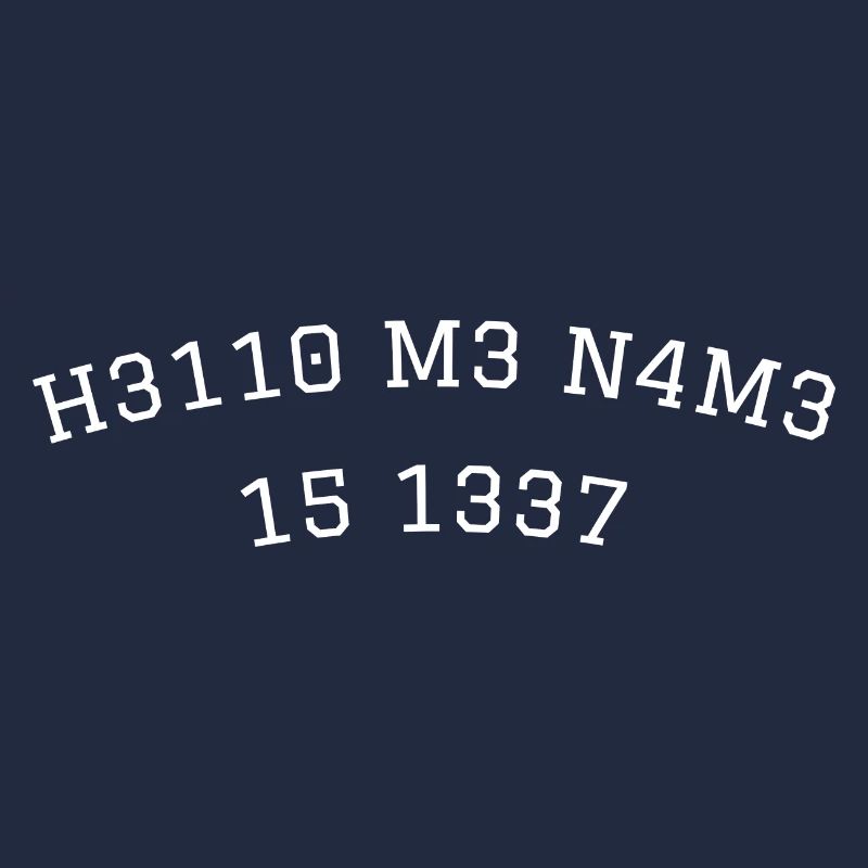 leetspeak leet mon nom est hello code gamer 1337