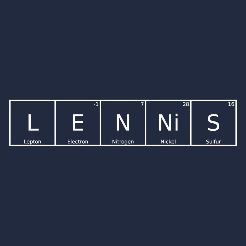 Lennis Name First Name Chemistry Periodic Table Elements