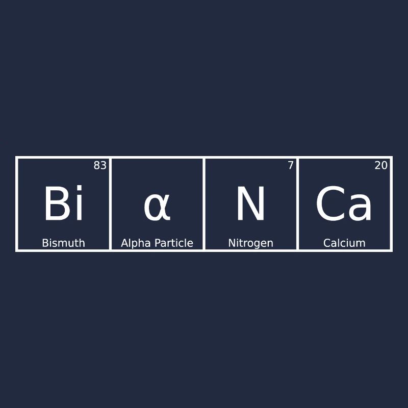 Bianca Name First Name Chemistry Periodic Table Elements
