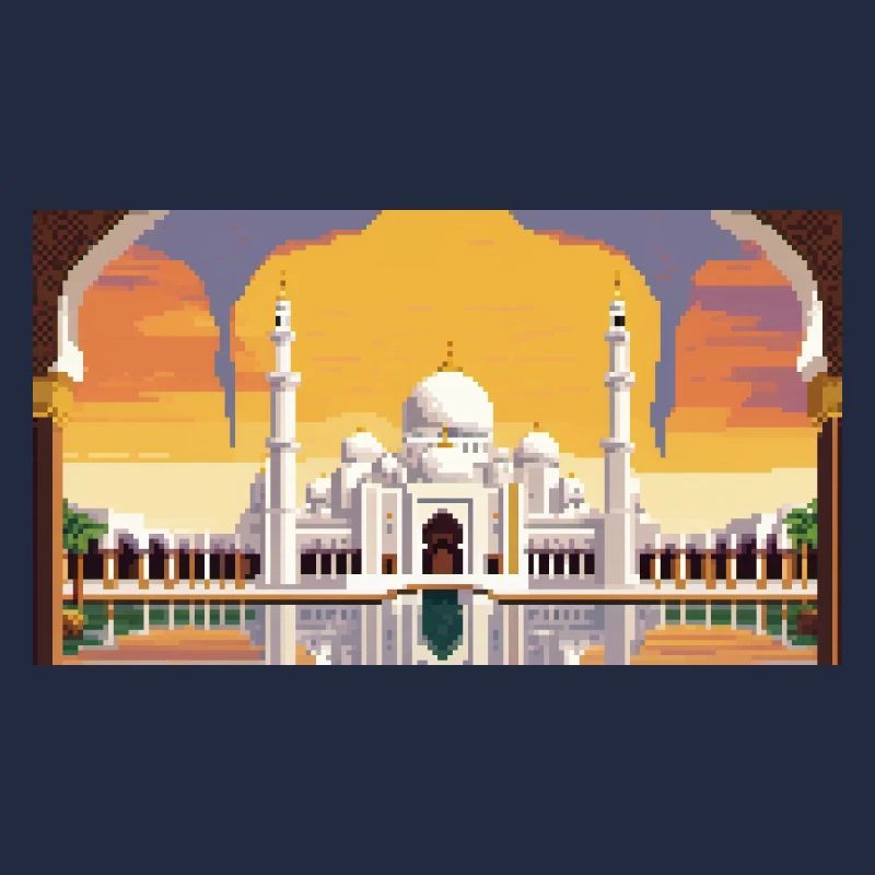 Scheich-Zayid-Moschee, Abu Dhabi, Vereinigte Arabische Emirate, Pixel A