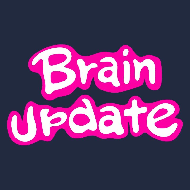 Brain Update Comic Font Pink.