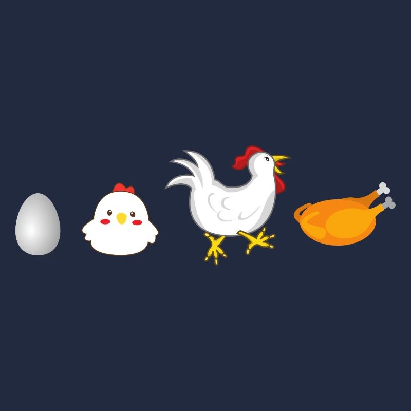 évolution œuf poulet coq poule original