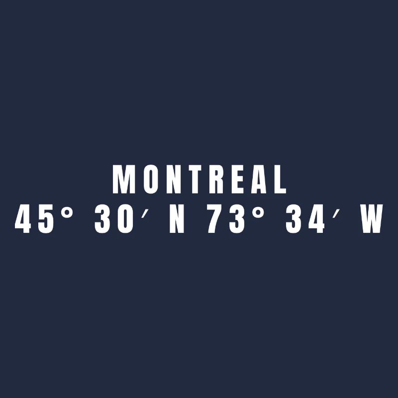 Montreal, Canada Coordinates