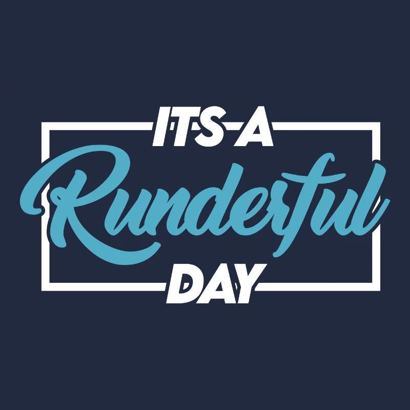 Its a Runderful Day motivational phrase word game