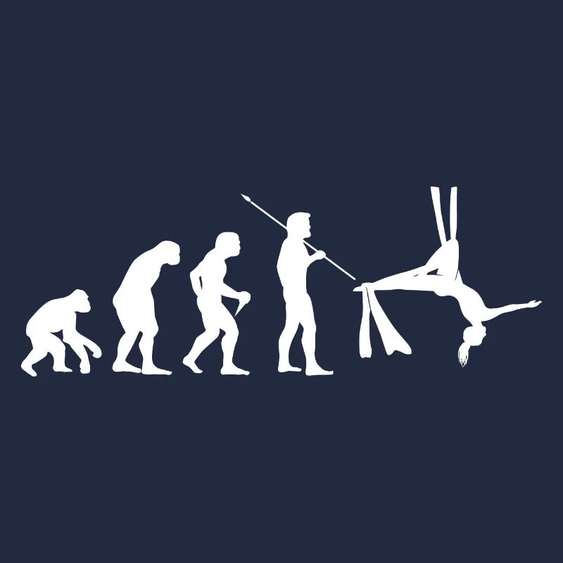 Evolution Graphic Gymnast Gymnastics Acrobat Acrob