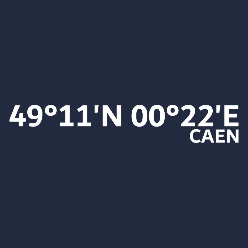 Caen Coordinates