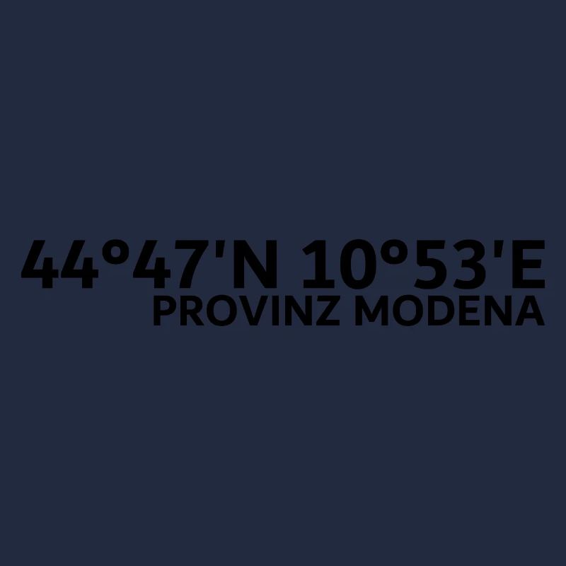 Coordonnées de la Province de Modène