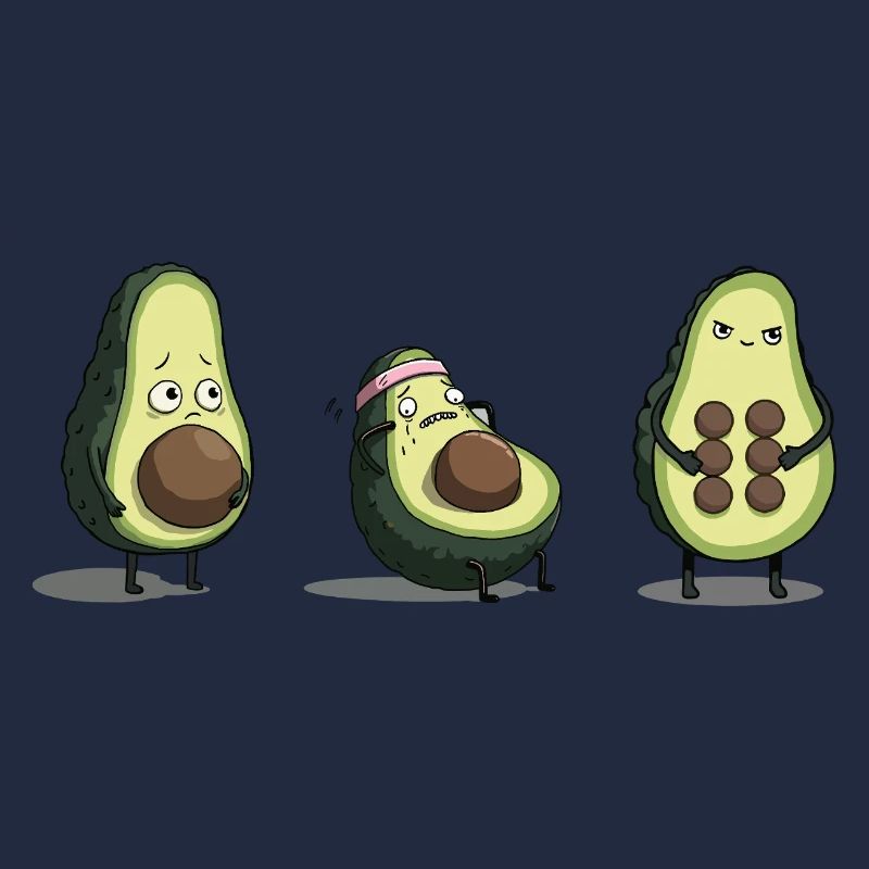 Evolution des Avocado-Körpers