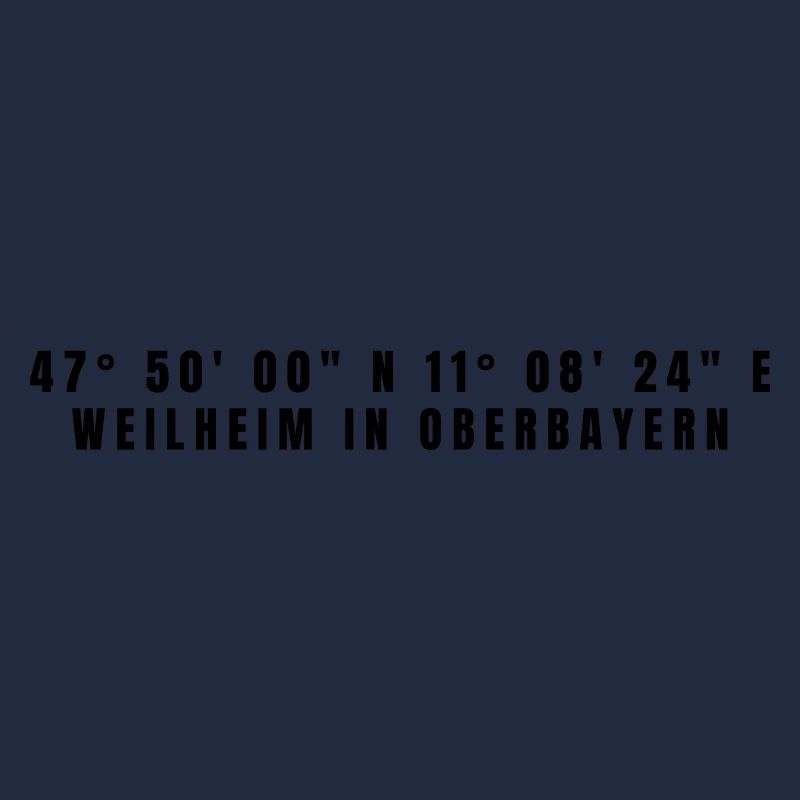 Weilheim en Haute-Bavière, Bavière Coordonnées