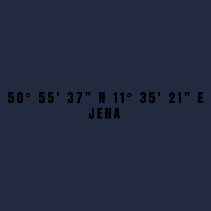 Iéna, Thuringe Coordonnées