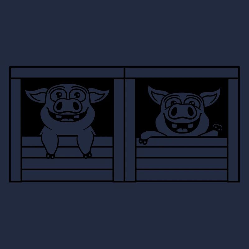 Team 2 Stall Schweine