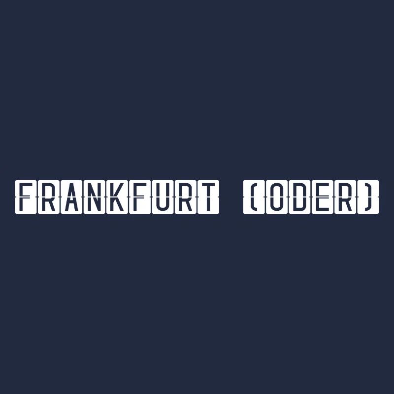 Panneau de l’aéroport de Francfort (Oder)